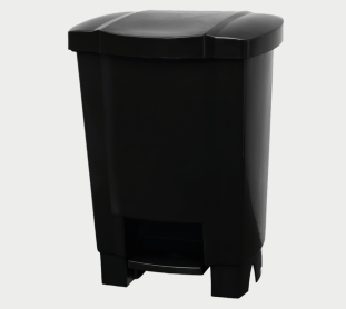 Lixeira com pedal 036 litros preto tonk