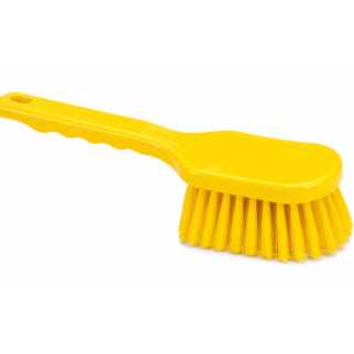Escova multiuso punho curto cerdas medias amarelo el castor