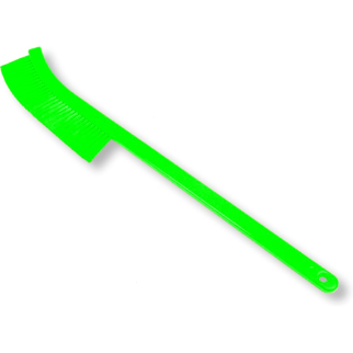 Escova p/ limpeza detalhada estreita cerdas medias verde  ref4641g el castor