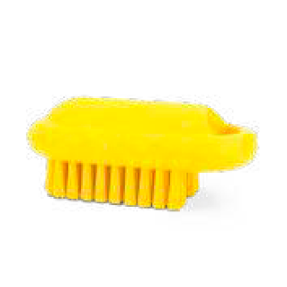 Escova para limpeza de unhas e maos amarelo ref 4901y el castor