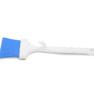 Pincel sanitario plano 1 pol azul ref. 5001b - el castor