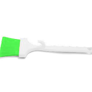 Pincel sanitario plano 2 pol verde ref. 5002g - el castor