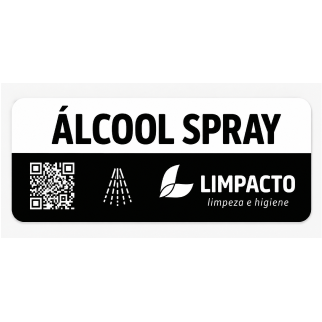Adesivo limpacto alcool spray 5x2 fundo branco