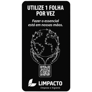 Adesivo utilize 1 folha por vez preto 4,5cx9cm