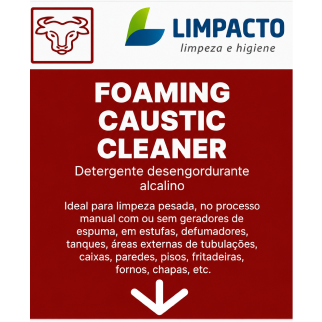 Adesivo diluidor foaming caustic cleaner 4x5,5cm