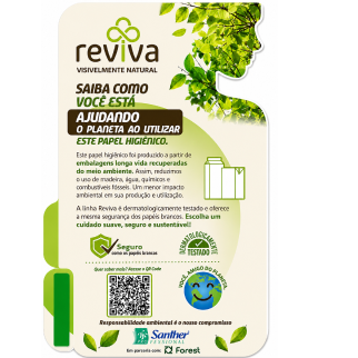 Adesivo santher reviva lateral dispensador  papel higienico 11x20cm