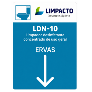 Adesivo diluidor spartan ldn10 ervas 272 3,7x5,5cm