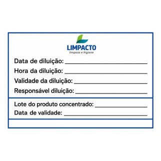 Adesivo etiqueta dil prod quimico 9x5cm
