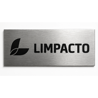 Adesivo aluminio limpacto logo horizontal k sem assinatura 5x2cm