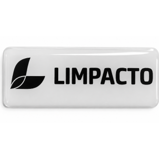 Adesivo resinado limpacto logo horizontal k sem assinatura 5x2cm