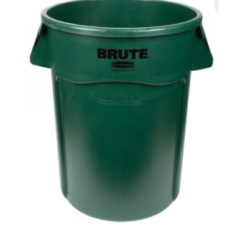 Recipiente brute 166l verde