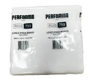 Performa® care 750 lenço corporal p/ banho no leito 28x30cm branco 24pct c/ 50 panos