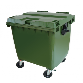 Conteiner 1000l c/ rodas verde jsn