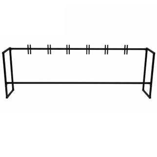 Suporte para 06 Lixeiras com Tampa Basculante 060 Litros Tonk