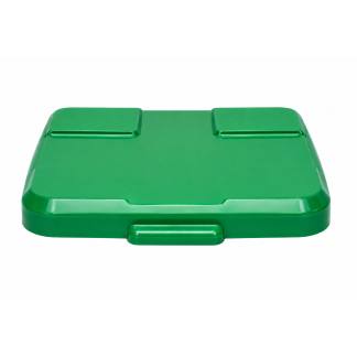 Tampa p/ Cesto Quadrado C/pedal 30L Verde