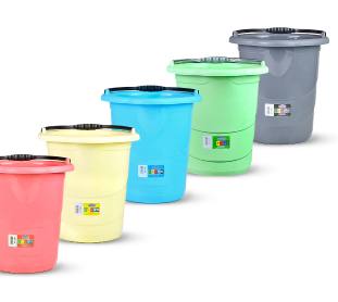 Balde 12L Odim Amarelo - Caixa com 6 Unidades