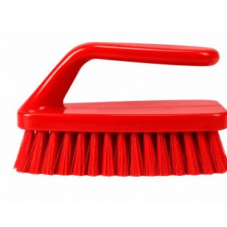 Escova Multiuso Tipo Prancha Cerdas Médias Vermelha Ref 4312R El Castor