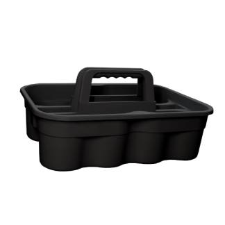 Cesta Preta Multiuso da Kunber Duas Divis?rias. Ref: 12205