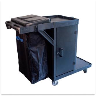 Carro Funcional Linha Utility Black com Fechamento - Kunber