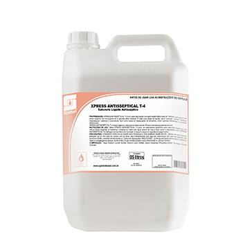 Sabonete Antisseptico Liquido/gel 5L Xpress Antisseptical T-4 Spartan