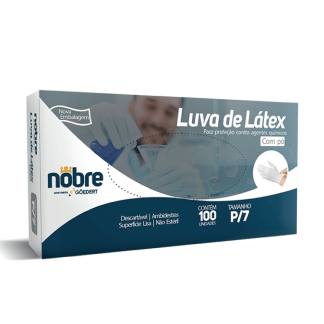 Luva de Latex p/ Procedimento Peq Caixa C/ 100UN - Nobre