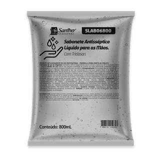 Sabonete Antisseptico Liquido/gel 800ML Bio Inovatta Ref. SLAB06800