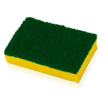 Esponja Dupla Face 75X110MM - Pacote 10 Unid - Scotch Brite