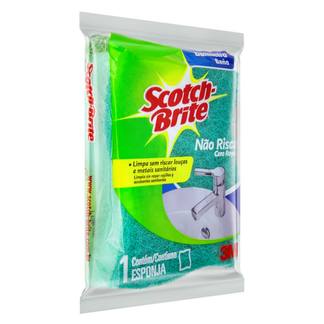 Esponja Scotch Brite Nao Risca Banh Verde Unid