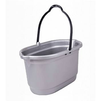 Balde Oval Cinza 19 Litros - Ref: 8040