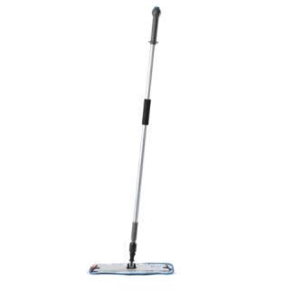 Lite Spray Mop Cinza Globo Azul com Suporte Plano Alumínio - Kunber Ref 17206