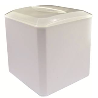 Dispenser de Guardanapo de Mesa Branco Trilha