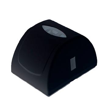 Dispenser de Guardanapo de Mesa Preto Plestin