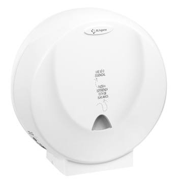 Dispenser Papel Higiênico Rolão Branco Classic Allia