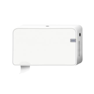 Dispenser Papel Higiênico Rolão Duplo Branco Quartz