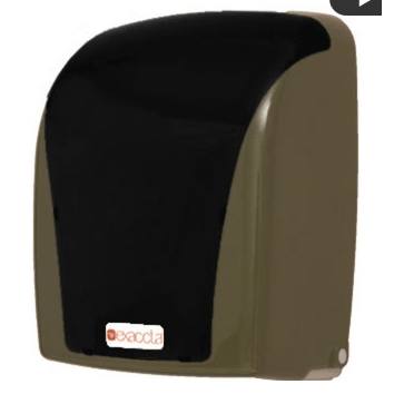 Dispenser Papel Toalha Interfolha Preto Exaccta