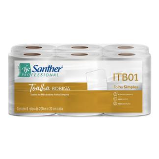 Papel Toalha Bobina 6X200M Inovatta ITB01