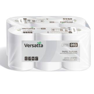 Papel Toalha Bobina 6X200M Versatta VVTRS093