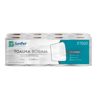 Papel Toalha Bobina 8X250M Inovatta Eco ETB20