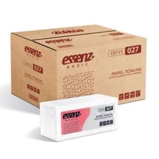 Papel Toalha Interfolha Folha Simples 2 Dobras 4500 Folhas Essenz Basic EBTVS027