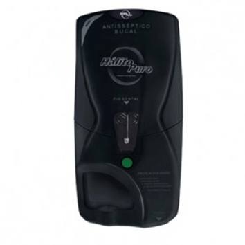 Dispenser Antisseptico Plástico Preto 220V Halito Puro.