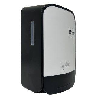 Dispenser para Higienizador em Spray Branco e Preto Quartz