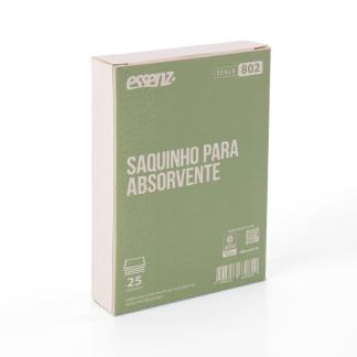 Saquinho p/ Absorvente 25UN Ref EEALB801 Essenz