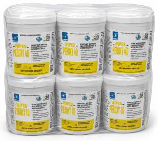 Wipes Peroxy 4D Detergente Desinfetante Hospitalar - Fardo com 6 Potes 150 Unidade Cada