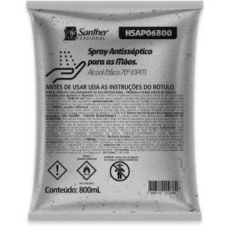 Alcool Antisseptico Spray 800ML Inovatta Vix Ref. HSAP06800