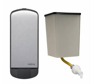 Dispenser para Sabonete Espuma com Reservatório 800ML Inox Escovado