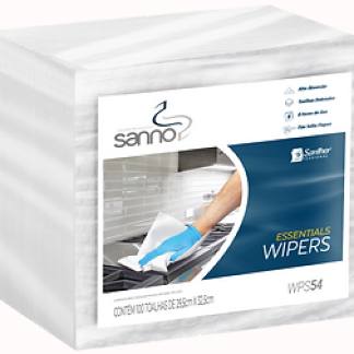 Wiper Sanno Dobrado Branco - 100FLS - 50G/M?
