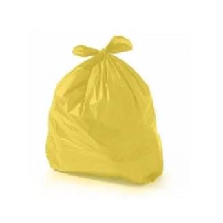 Saco para Lixo 20L Amarelo Almofada 100 PÉS 39X50X4