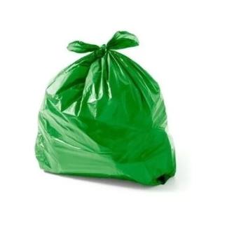 Saco para Lixo 60L Verde 100UN 60X70 - Médio