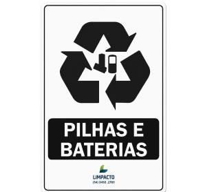 Adesivo Pilhas e Bateria 20X30CM