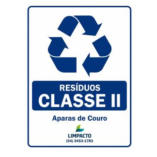 Adesivo Residuos Classe Ii Aparas de Couro 15X20CM
